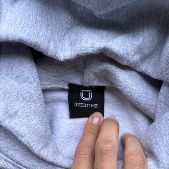 Overtime Grey hoodie - Picture 3 of 6